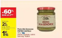 Carrefour Market Pietro castelli - pesto alla genovese offre