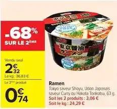 Carrefour Market Ramen offre