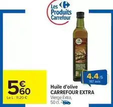 Carrefour Market Carrefour - huile d'olive extra offre