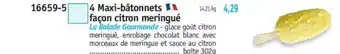 Maximo 4 Maxi-bâtonnets façon citron meringué offre
