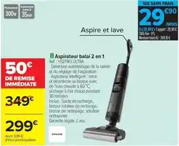 Carrefour Market Dreame - aspirateur balai 2 en 1 offre
