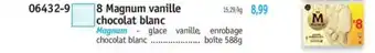 Maximo 8 Magnum vanille chocolat blanc offre