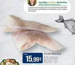 Match Pauline - filet de lingue bleue offre