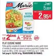 Match Marie - plat cuisiné offre
