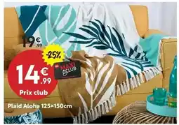 Maxi Bazar Aloha - plaid offre