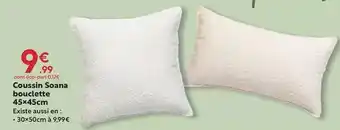 Maxi Bazar Coussin soana bouclette offre