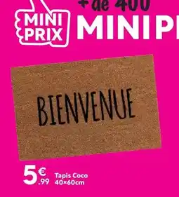 Maxi Bazar Tapis coco offre