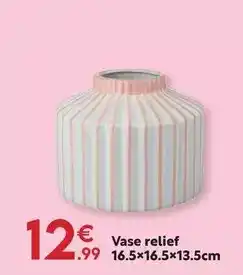 Maxi Bazar Vase relief offre