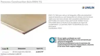 Samse Panneau construction bois offre