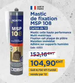Samse Mastic de fixation msp 108 offre