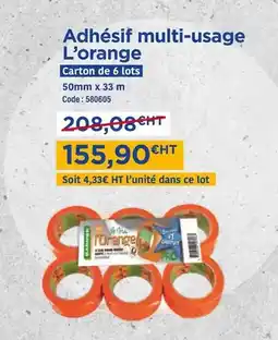 Samse Orange - adhesif multi-usage l'orange offre