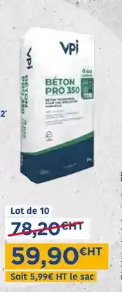 Samse Vpi - beton lot de 10 offre