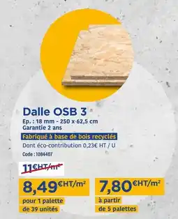 Samse Dalle osb 3 offre