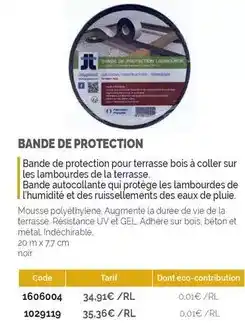 Samse Bande de protection offre