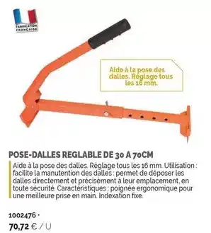 Samse Reglable de 30 a 70cm offre