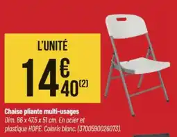 Bricorama Chaise pliante multi-usages offre