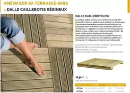 Samse Dalle caillebotis pin offre