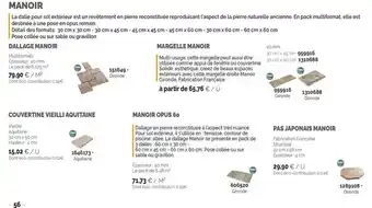 Samse Manoir offre