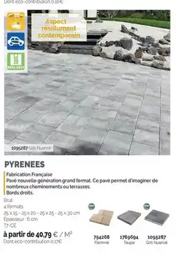 Samse Aspect résolument contemporain offre