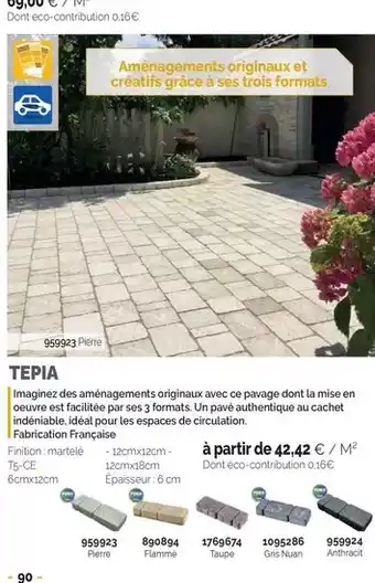 Samse Amênagements originaux et créatifs grâce à ses trois formats offre