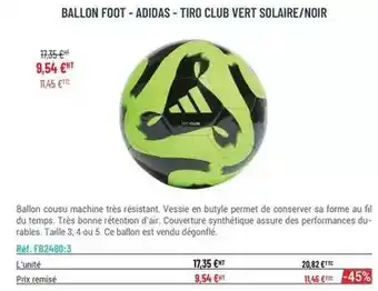 Casal Sport Adidas - ballon foot offre