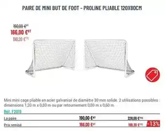 Casal Sport Paire de mini but de foot offre