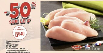 Filets de poulet