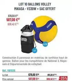 Casal Sport V330w + sac offert offre