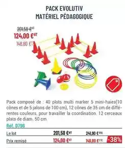 Casal Sport Pack evolutiv matériel pedagogioue offre