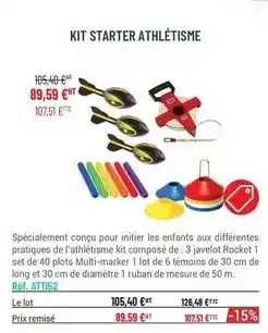 Casal Sport Kit starter athlétisme offre