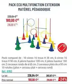 Casal Sport Pack eco multifonction extension matériel pedagogioue offre