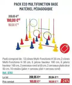 Casal Sport Pack eco multifonction base matériel pédagogique offre