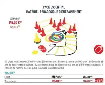 Casal Sport Pack essential matériel pedagogioue d'entrainement offre