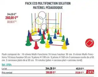 Casal Sport Pack eco multifonction solution matériel pédagoique offre