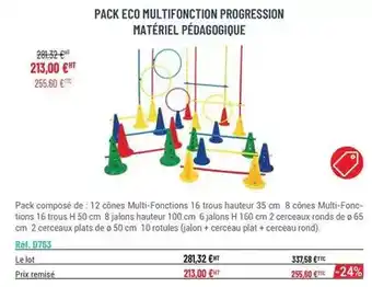 Casal Sport Pack eco multifonction progression matériel pedagogioue offre