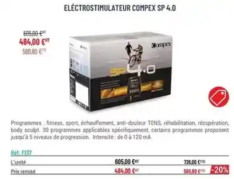 Casal Sport Compex - eléctrostimulateur complex sp 4.0 offre