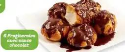 Maximo 6 Profiteroles chocolat avec sauce offre