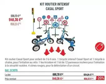 Casal Sport Kit routier intenisif casal sport offre