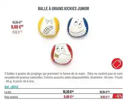 Casal Sport Balle à grains kikies junior offre