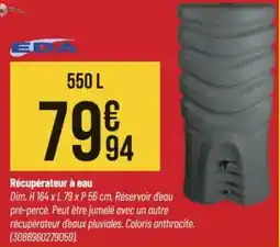 Bricorama Récupérateur à eau offre