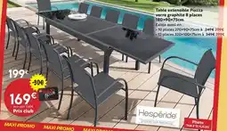 Maxi Bazar Promo - table extensible plazas verre extensible 8 places offre