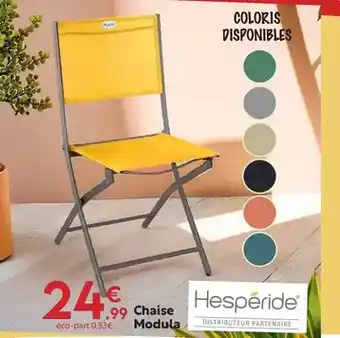 Maxi Bazar Chaise modula offre