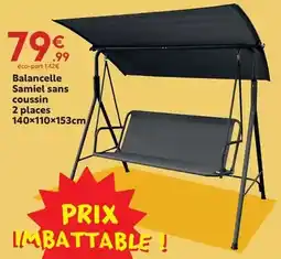 Maxi Bazar Balancelle coussin offre