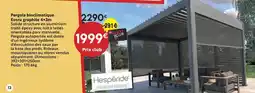 Maxi Bazar Pergola bioclimatique evon 6 prohire + 43mm offre