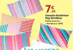 Maxi Bazar Coussin d'extérieur pop 50x30cm offre
