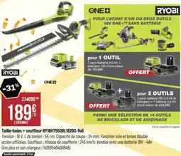 Bricorama Taille-haies + souffleur ry18ht550bl1820s 140 offre