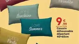Maxi Bazar Coussin déhoussable déperlant 40x60cm offre