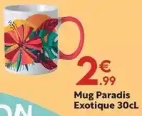 Maxi Bazar Mug paradis exotique 30cl offre
