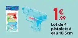 Maxi Bazar Carrefour - lot de 4 pistolets à eau offre