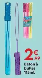 Maxi Bazar Baton Ă bulles 115ml offre
